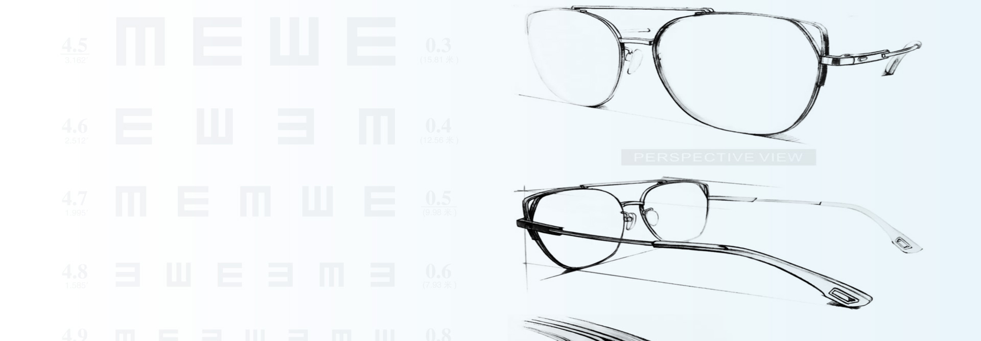 Componentes de óculos para fabricação de armações ópticas personalizadas